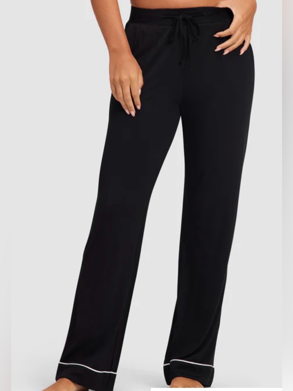 ✨TALL SIZE✨Cozy Earth Bamboo Stretch-Knot Pajama Pant in black - Small TALL